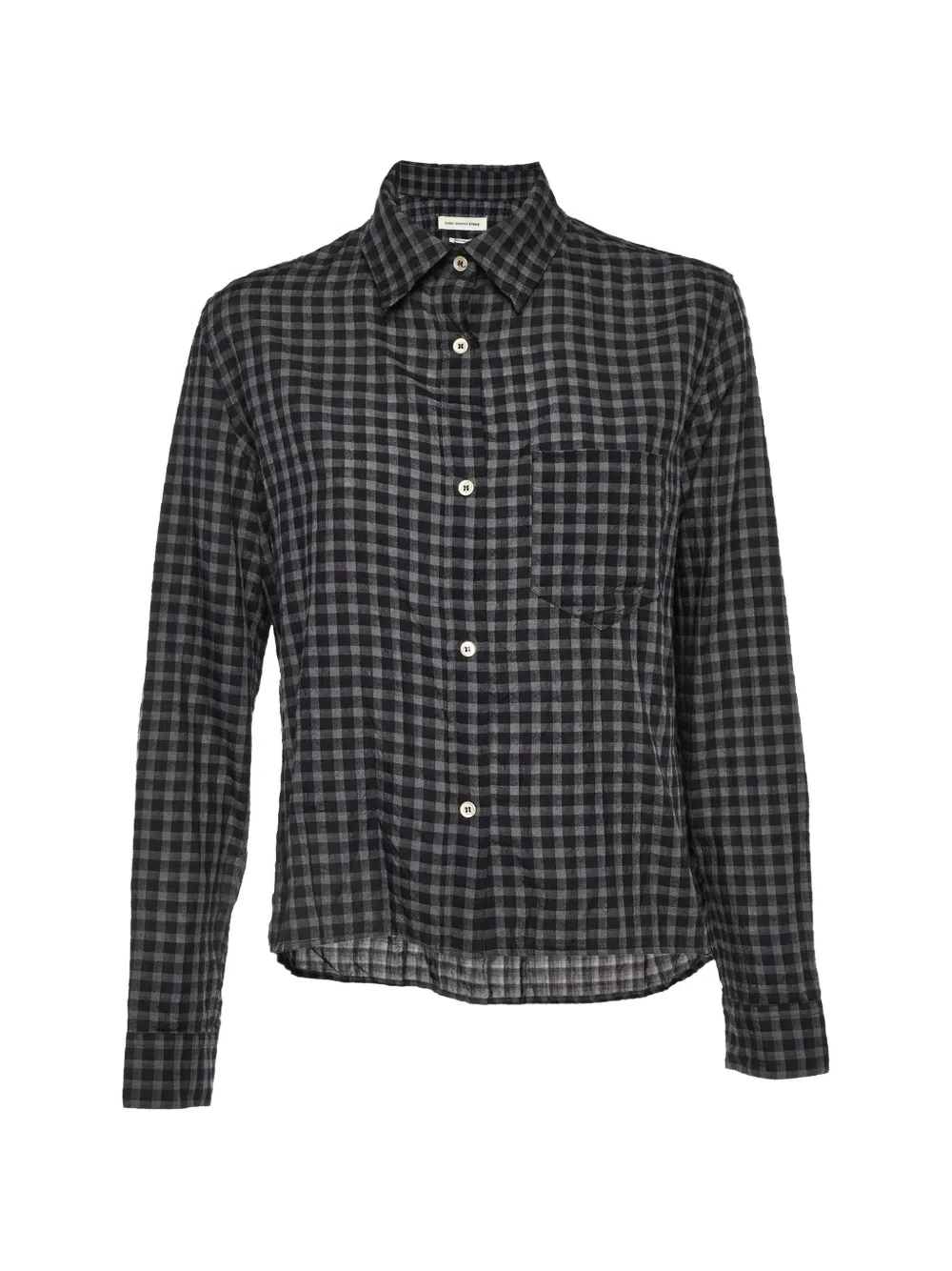 MARANT ÉTOILE check-pattern shirt - Nero