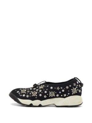Christian Dior Pre-Owned Fusion フローラル スニーカー | ブラック
