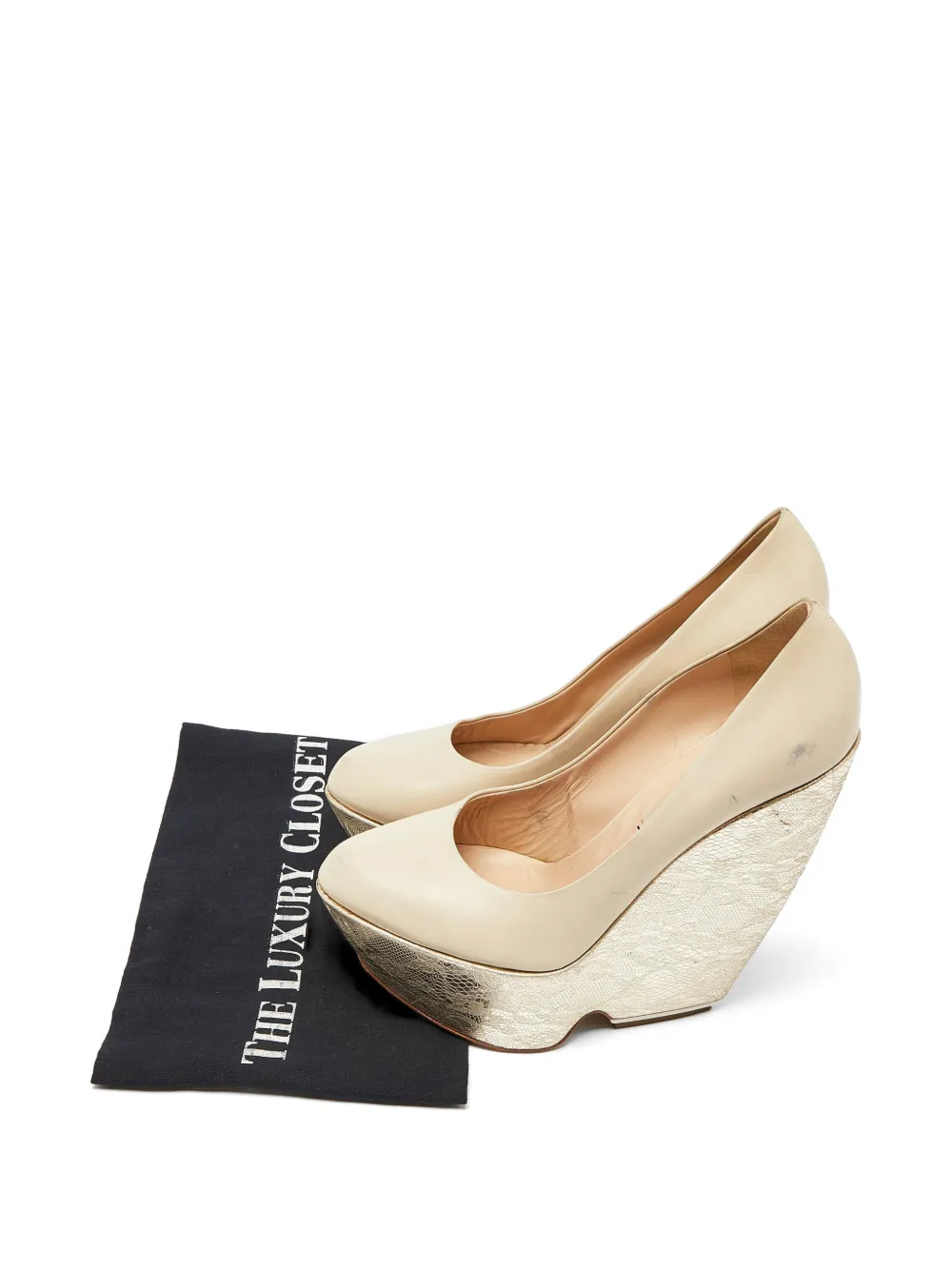 Nicholas Kirkwood wedge platform pumps - Toni neutri