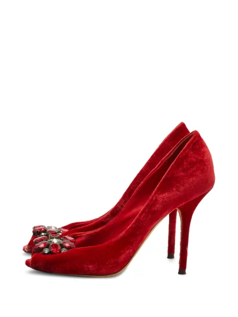 Dolce & Gabbana Pre-Owned zapatillas Taormina con detalles de cristal