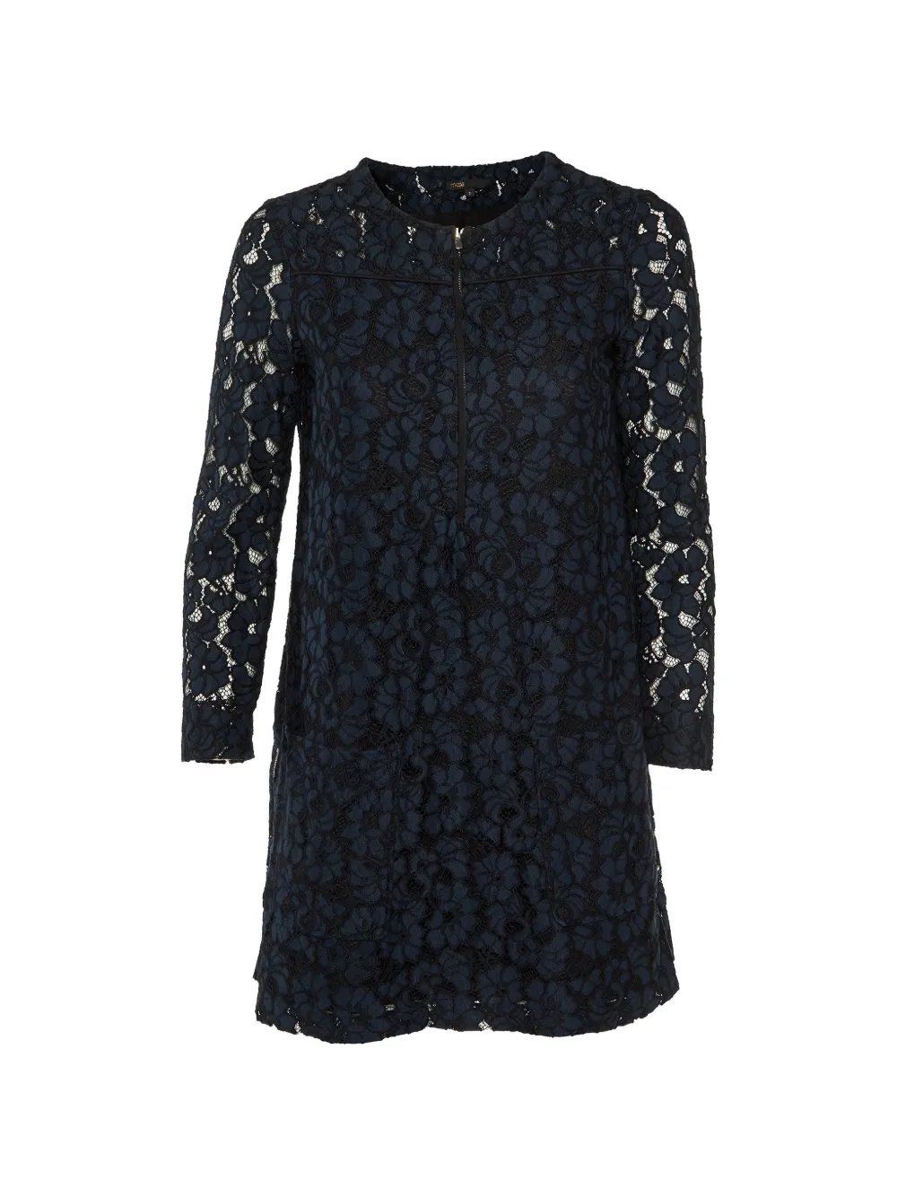 Maje floral-lace mini dress - Blu