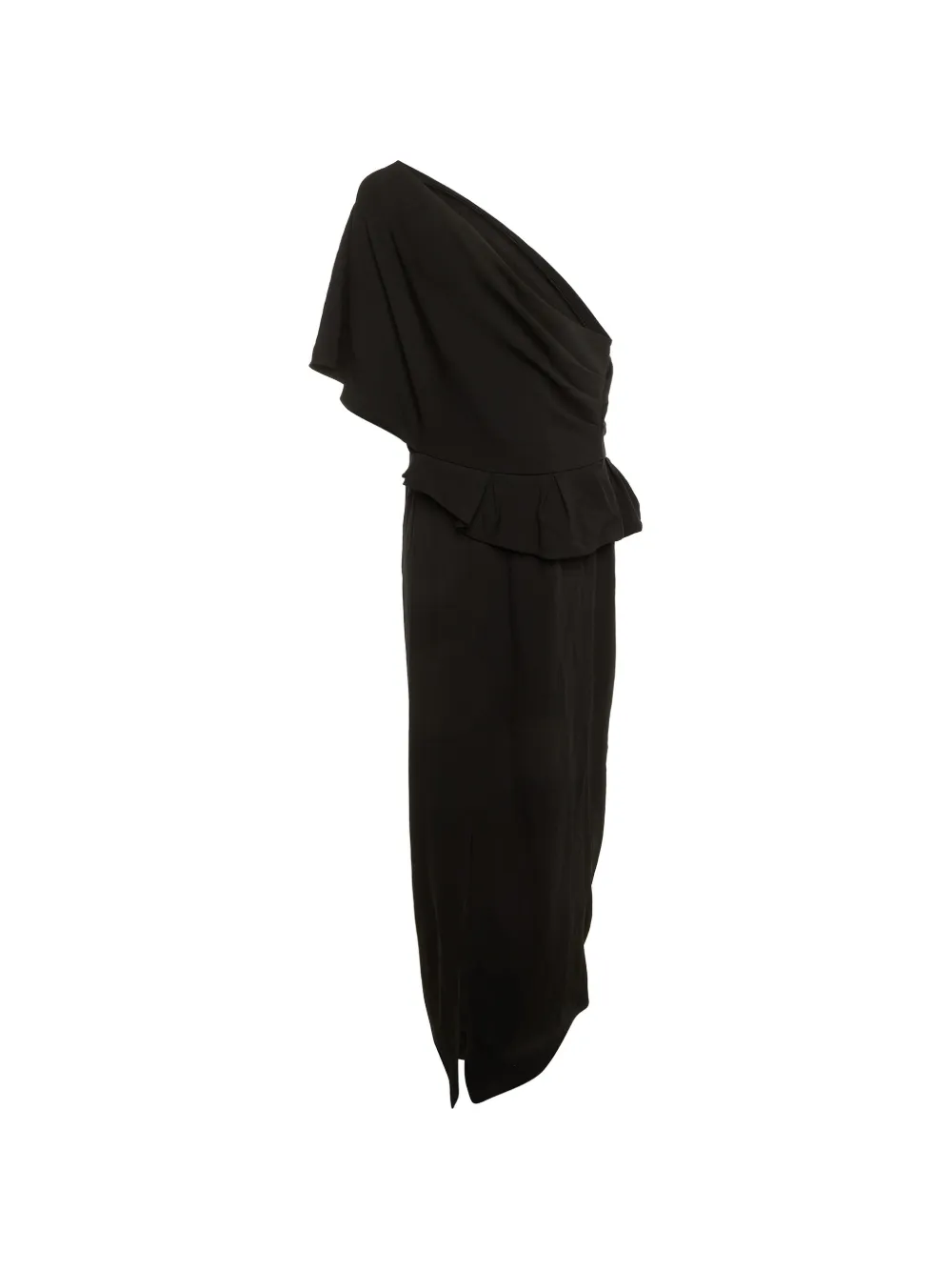 Paule Ka one-shoulder maxi dress - Nero
