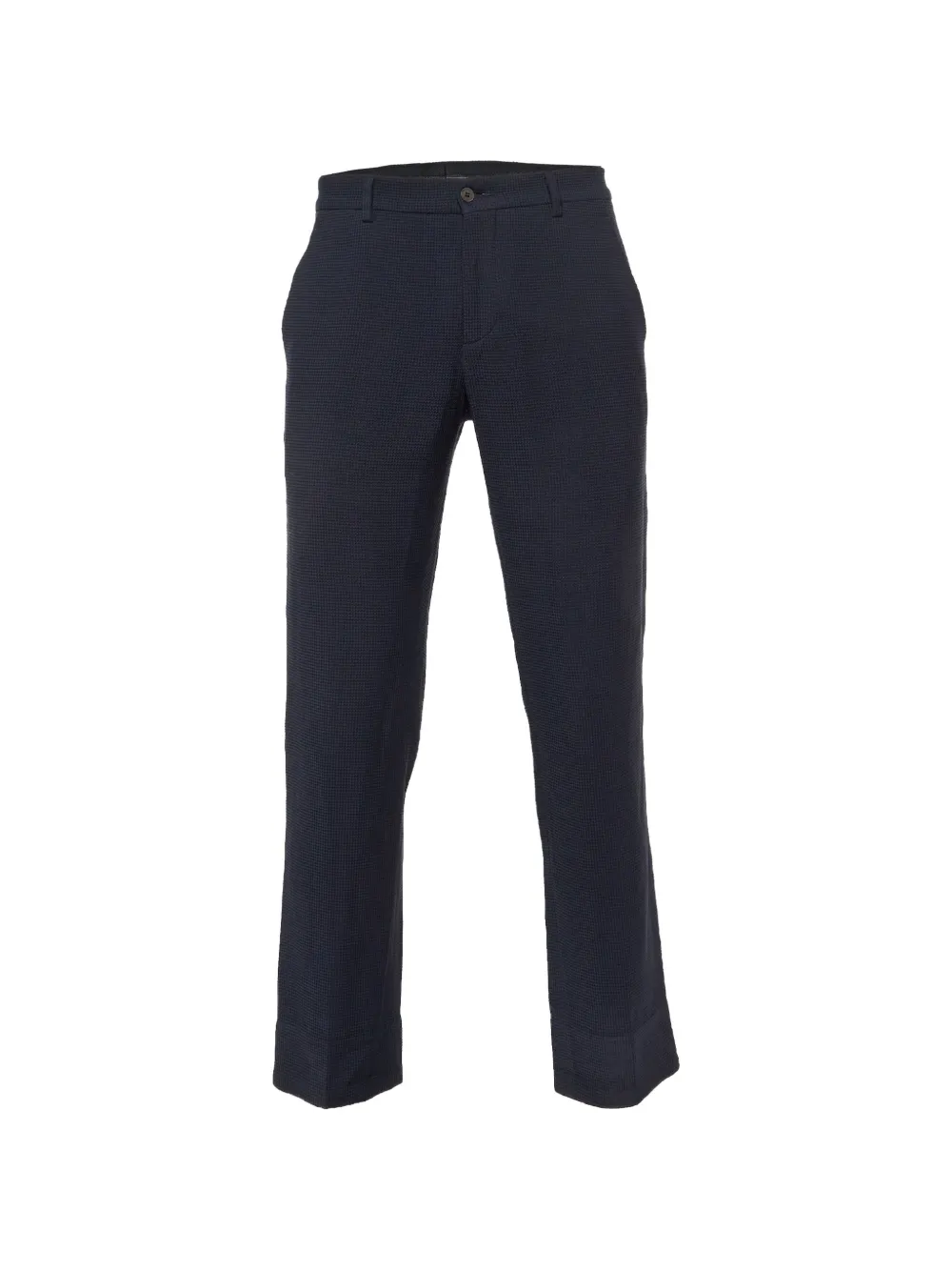 Giorgio Armani Pre-Owned textured trousers - Blau