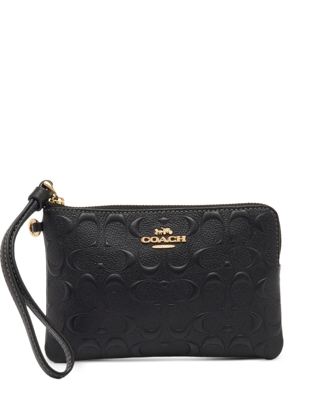 Coach Signature embossed mini bag - Nero