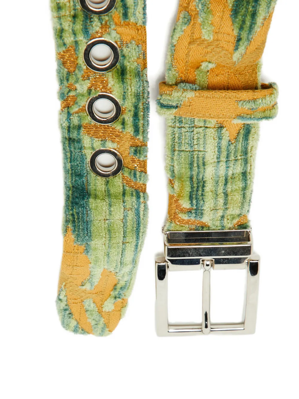 Dolce & Gabbana Pre-Owned buckle-fastening belt - Verde