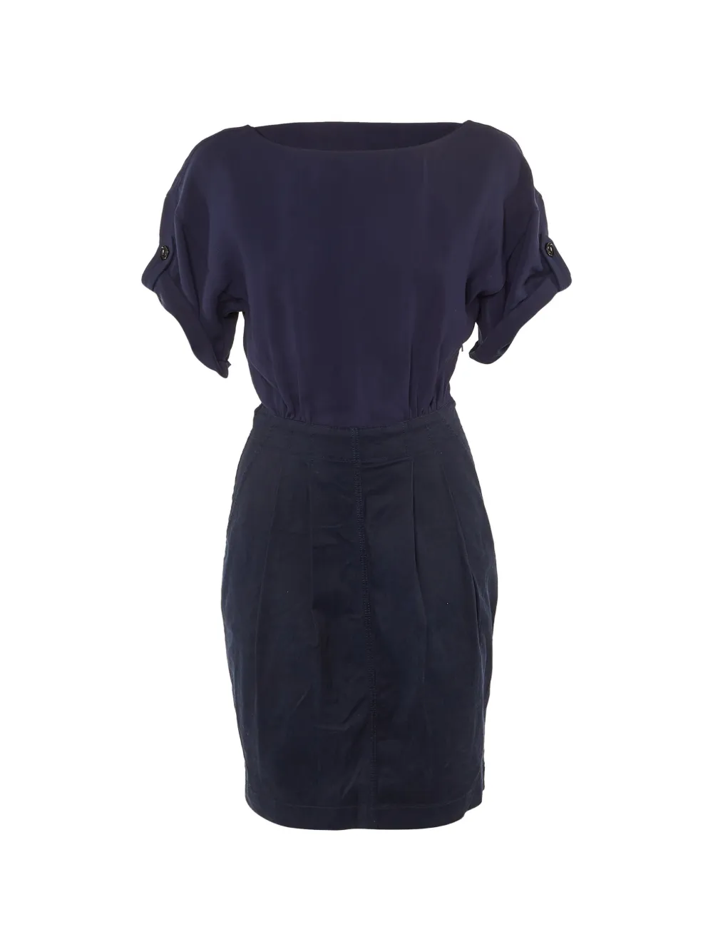 Burberry Pre-Owned Plissiertes Kleid - Blau