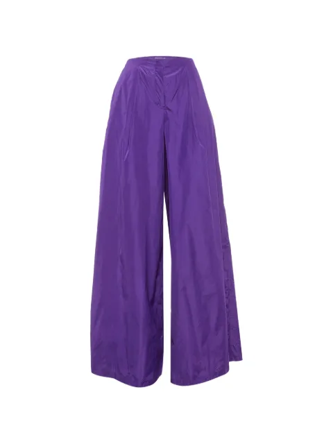 Jil Sander Pre-Owned Pantaloni a palazzo con zip