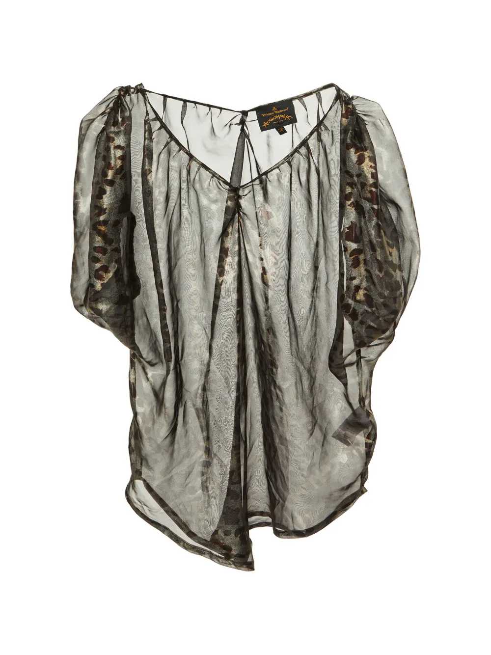 Vivienne Westwood Pre-Owned Anglomania animal-print top - Nero