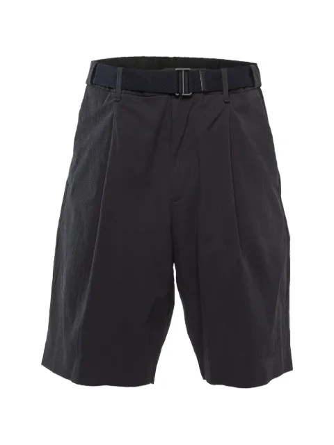 Giorgio Armani Pre-Owned short plissé à taille ceinturée