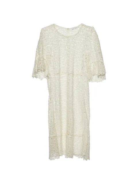 Chloé Pre-Owned guipure lace midi dress