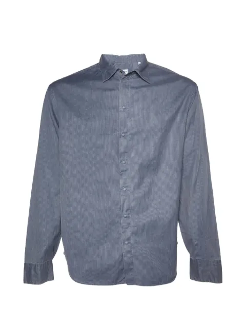 Armani Vintage striped long-sleeve shirt