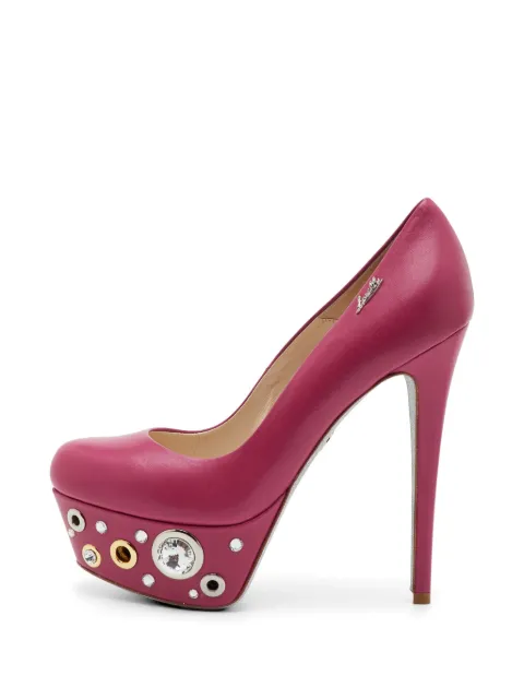 Loriblu crystal-embellished platform pumps