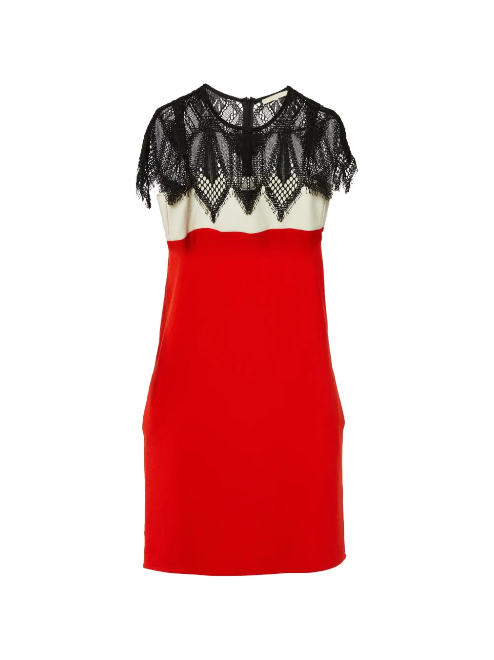 Maje lace overlay mini dress - Rosso