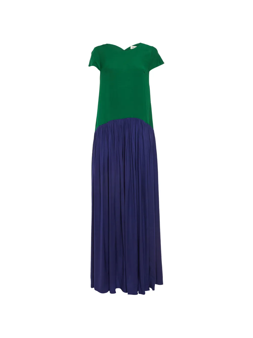 Kenzo Pre-Owned round-neck maxi dress - Verde
