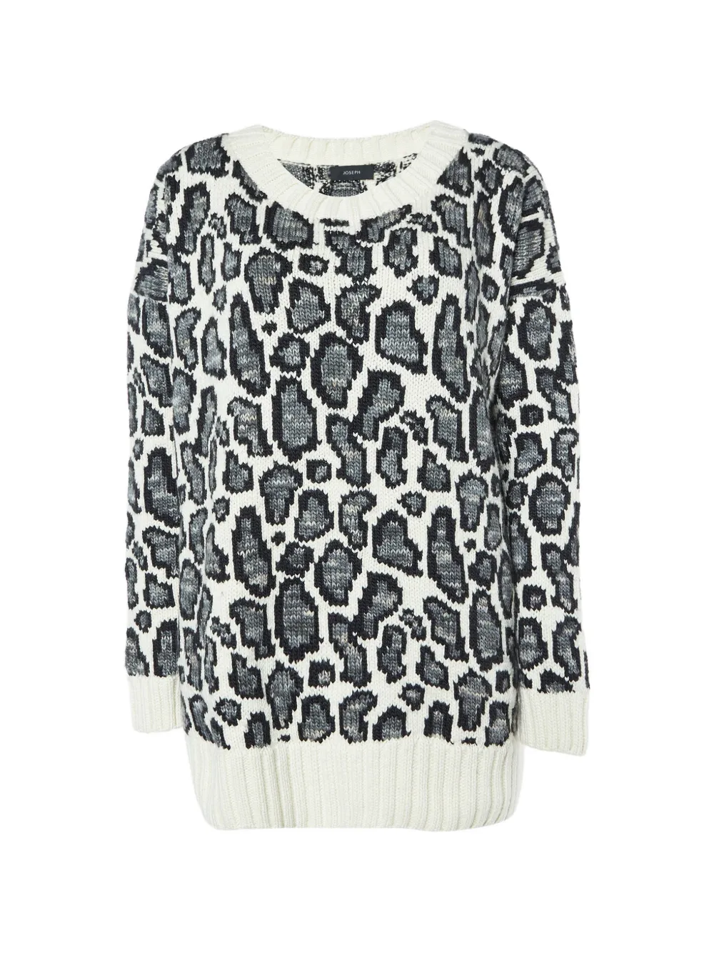 JOSEPH leopard-pattern sweater - Bianco