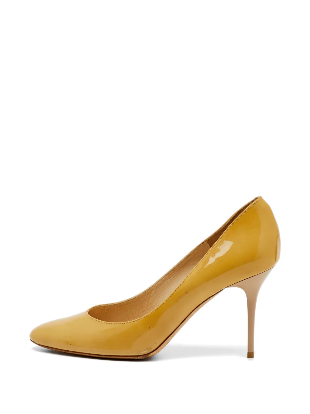 Jimmy Choo Pre-Owned Gilbert pointed-toe heeled pumps - Nude