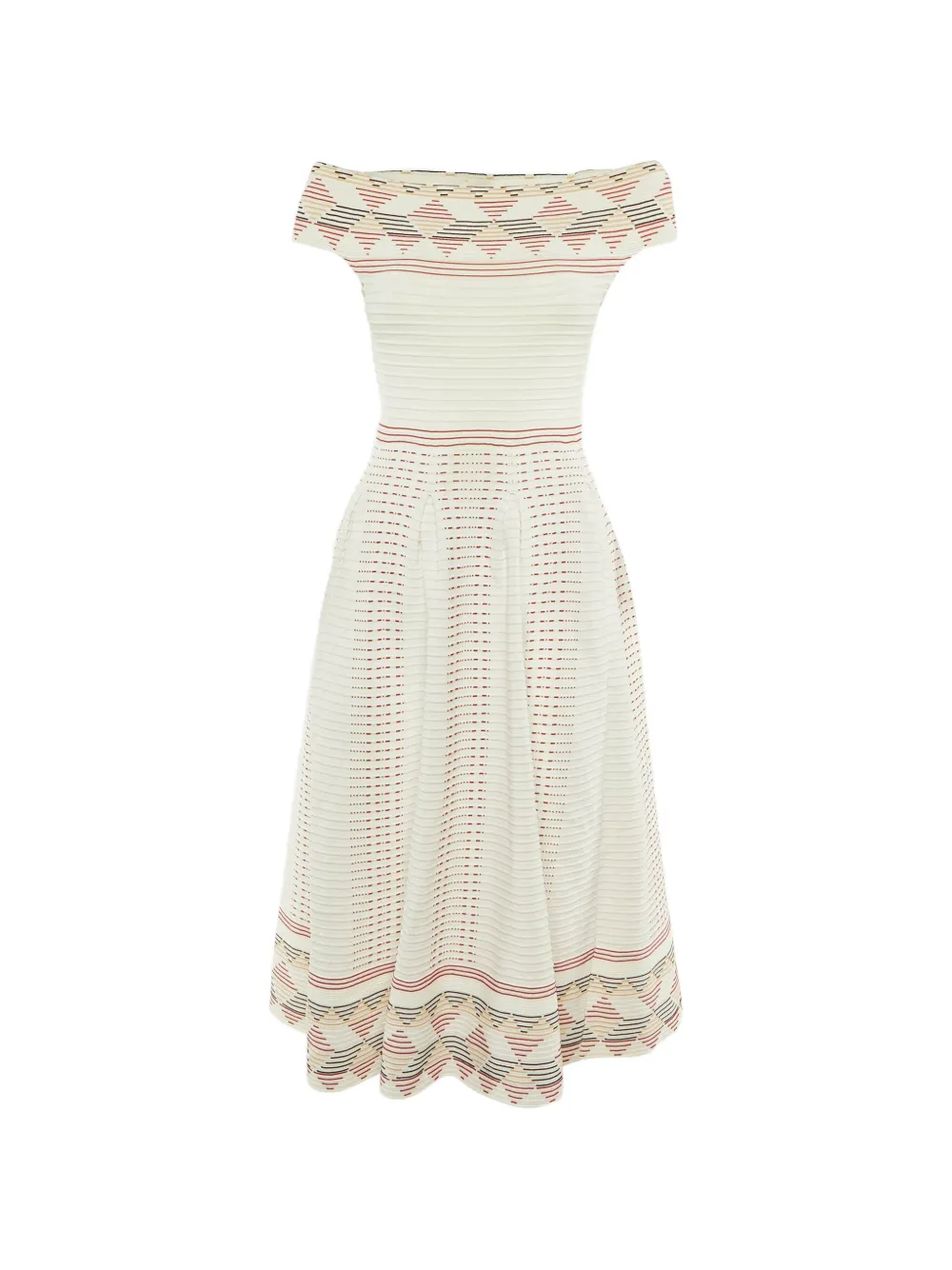 Maje Remord off-shoulder midi dress - Nude