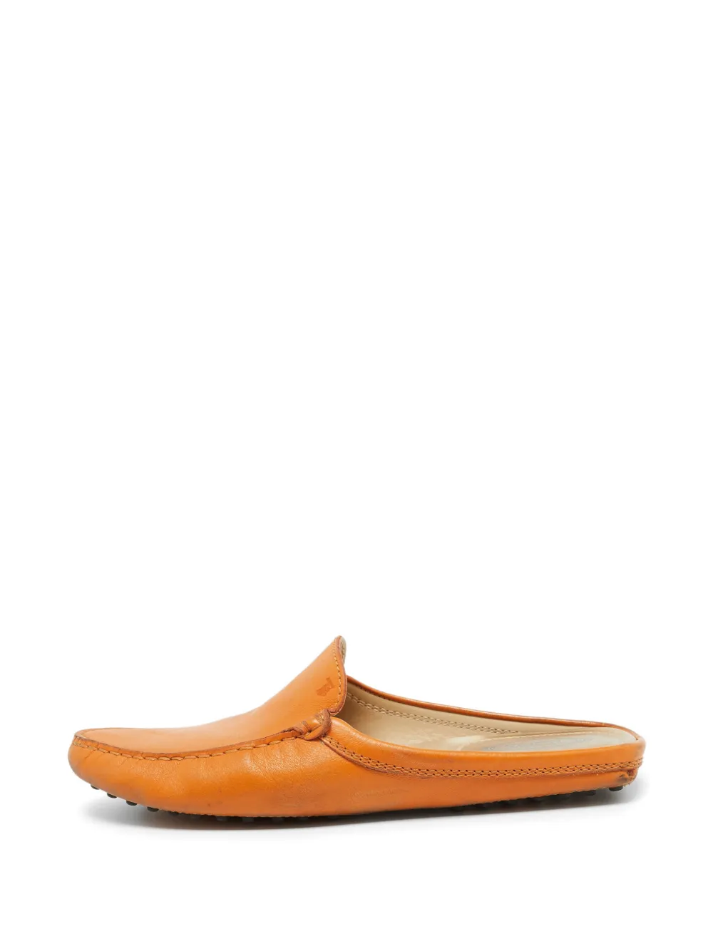 Tod's Vintage leather mules - Orange
