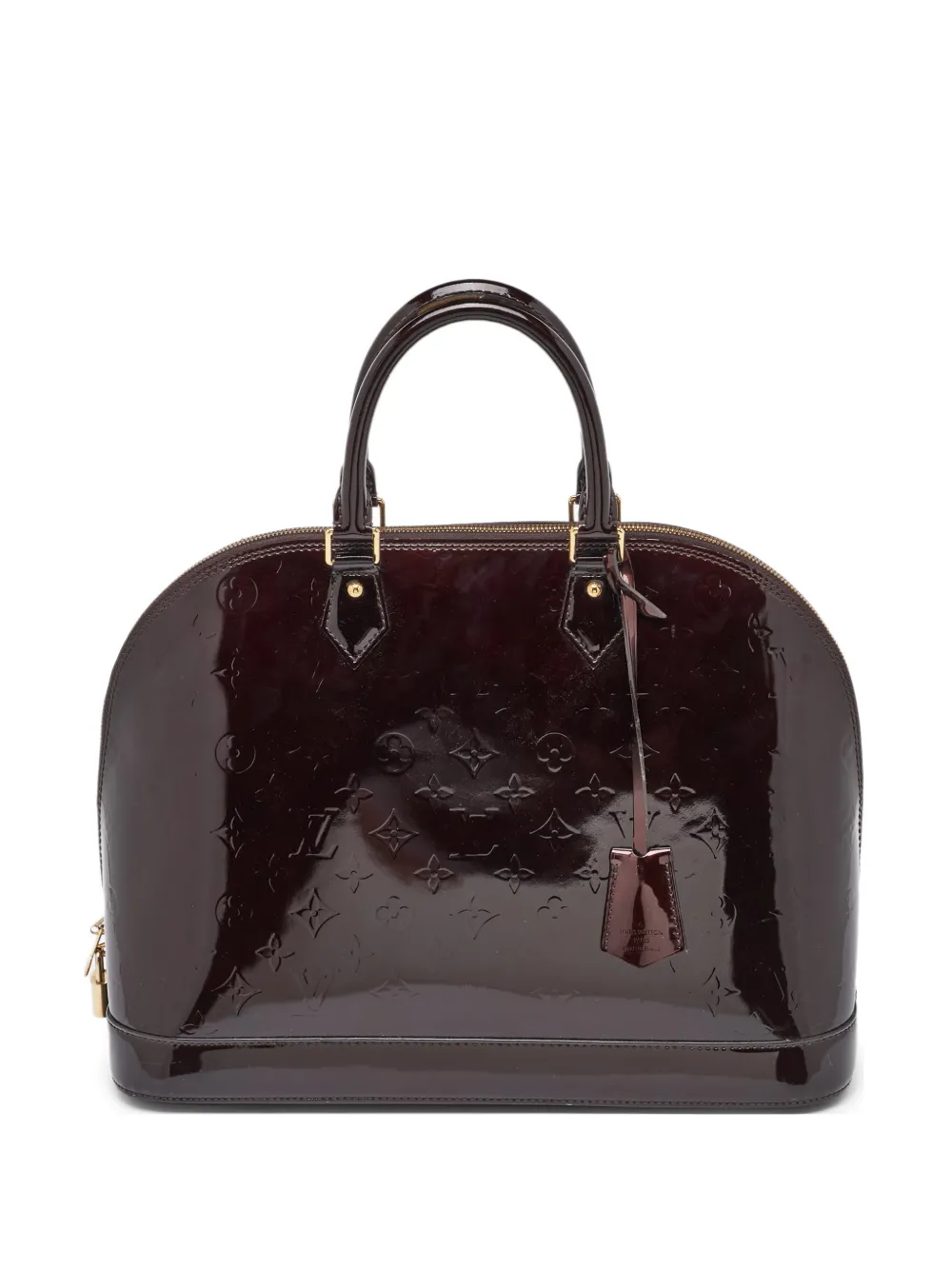 Louis Vuitton Pre-Owned 2010 Alma Monogram Vernis tote bag - Rosso
