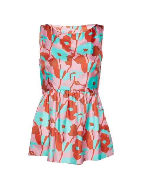 Roksanda floral-print peplum top