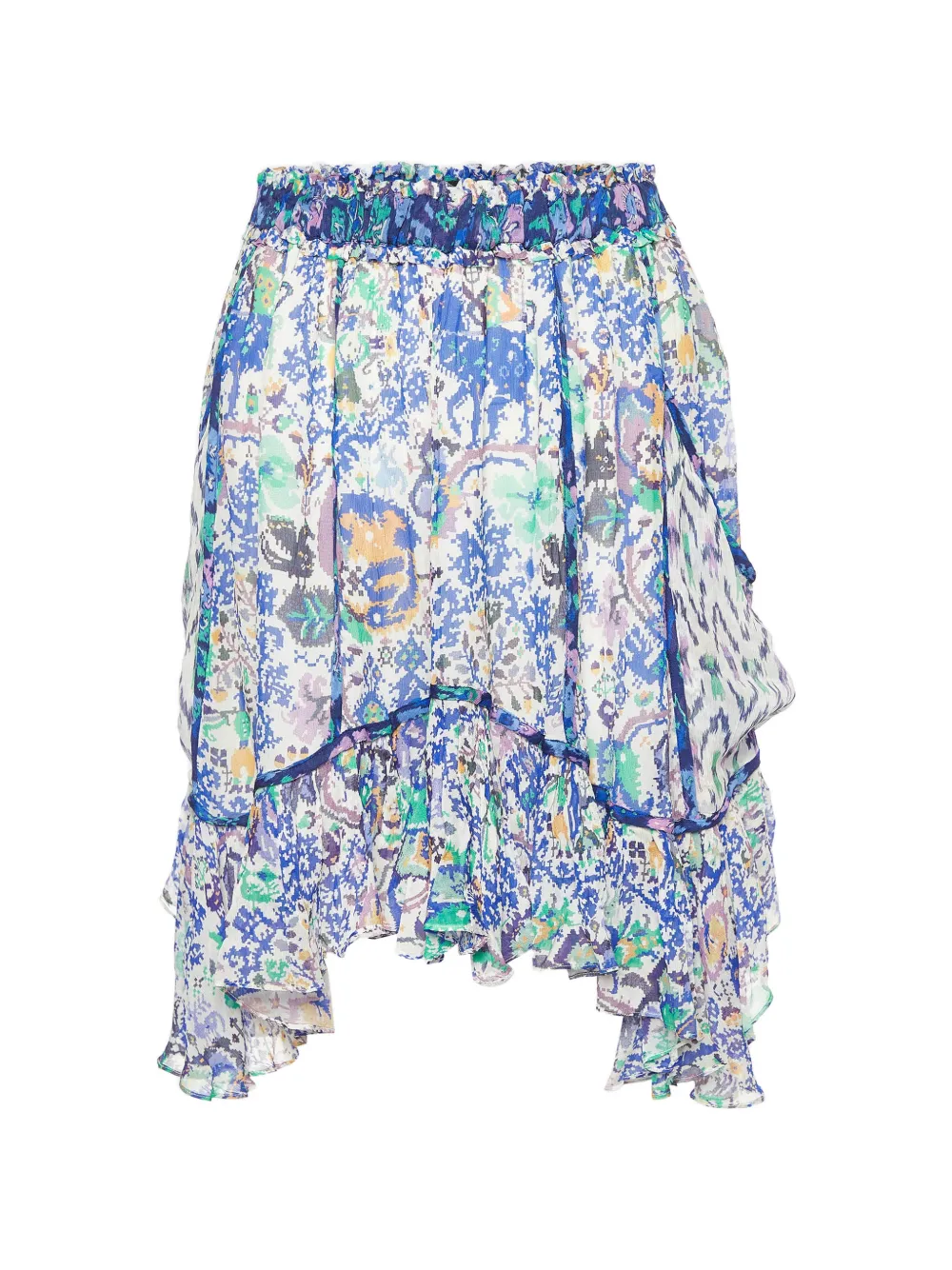 Isabel Marant Vintage Viviane printed mini skirt - Blau