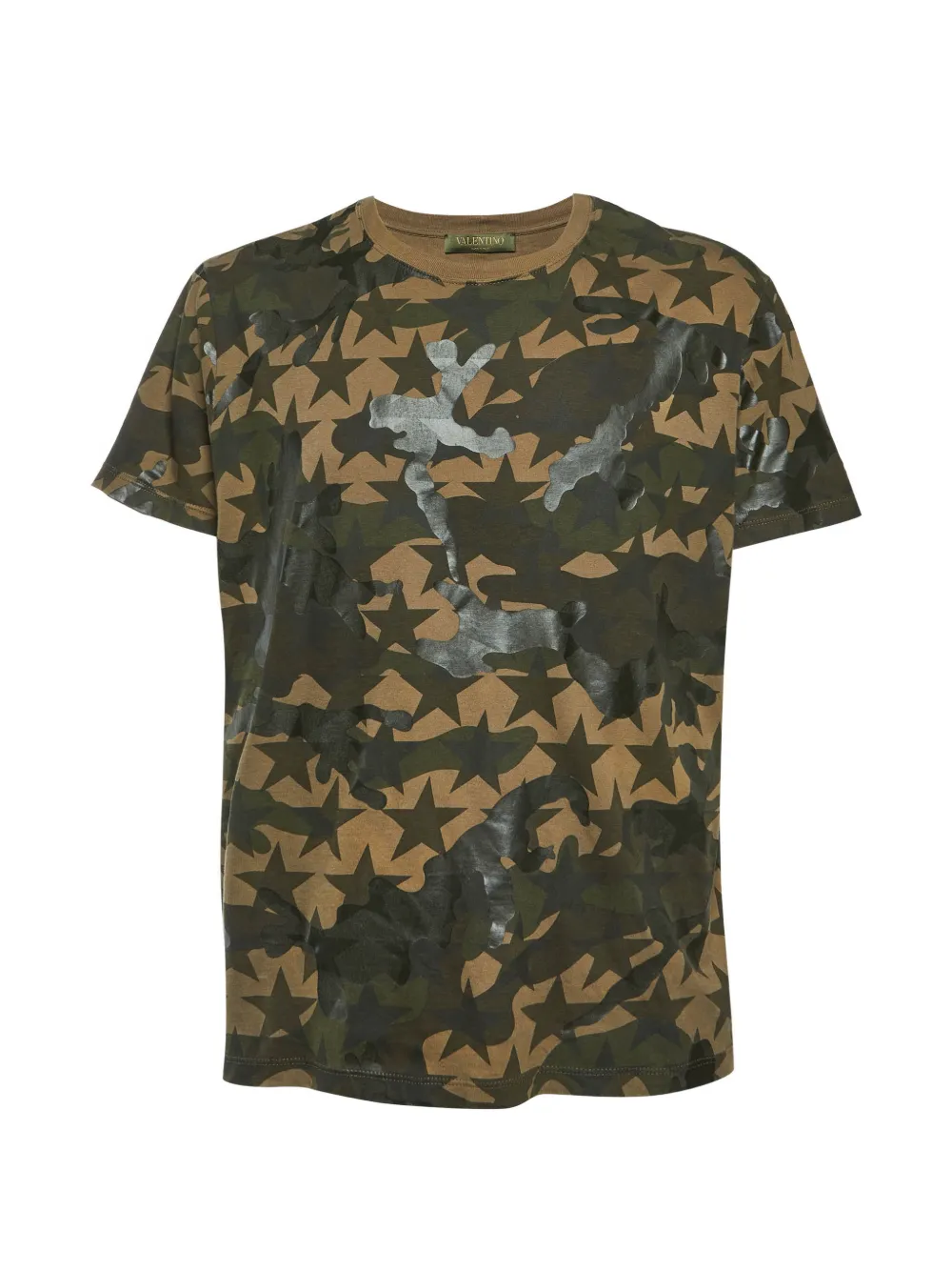Valentino Garavani Pre-Owned star-print T-shirt - Verde