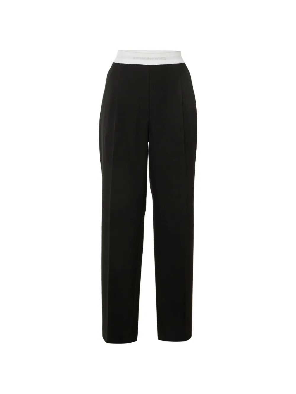 Pre-owned Alexander Wang Logo-band Tailored Trousers In Black