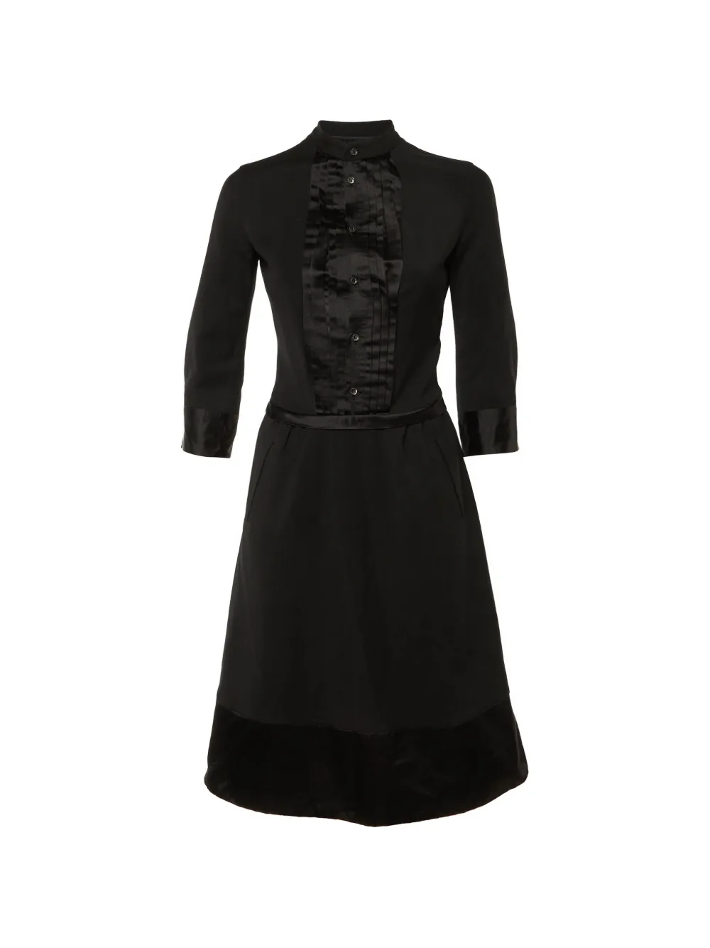 DSQUARED2 pleated-detail midi dress - Black