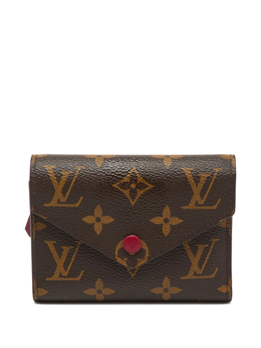 Louis Vuitton Pre-Owned 2018 Victorine compact wallet - Marrone