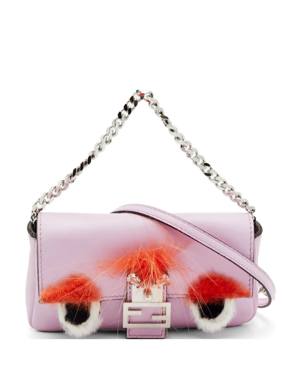 Fendi Pre-Owned 2015 micro Buggie Baguette tote bag - Viola