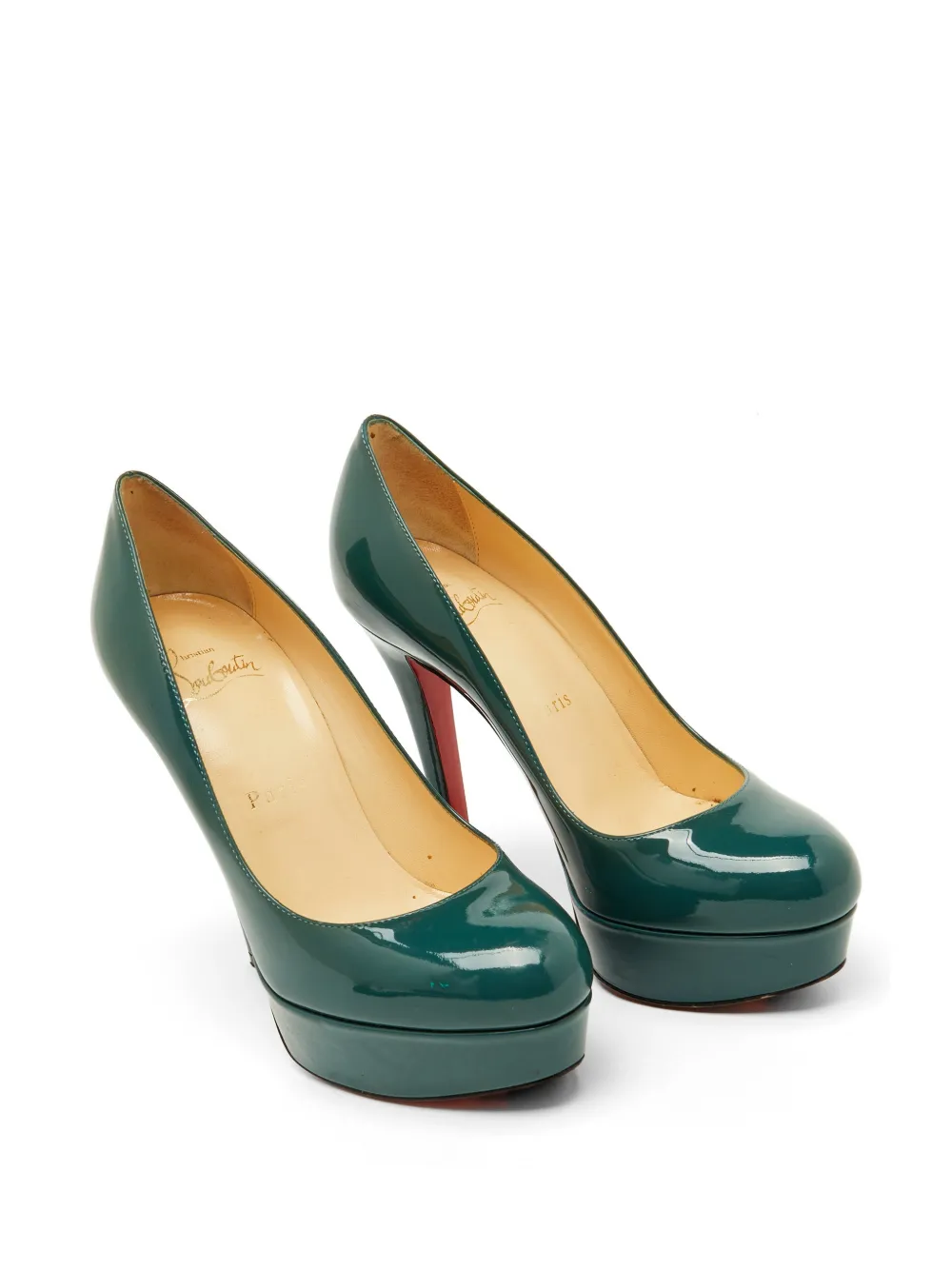 Christian Louboutin Pre-Owned Bianca platform pumps - Grün