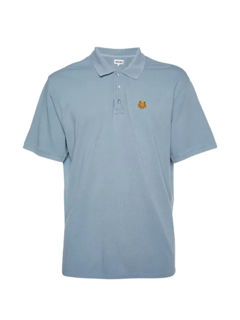 Kenzo Pre-Owned Tiger patch polo T-shirt