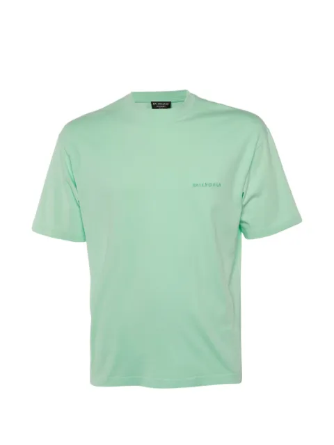 Balenciaga Pre-Owned logo-embroidered T-shirt