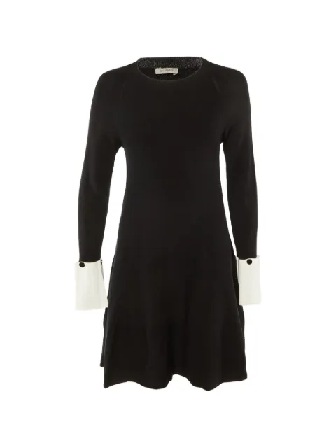 Sportmax Vintage flared knit mini dress