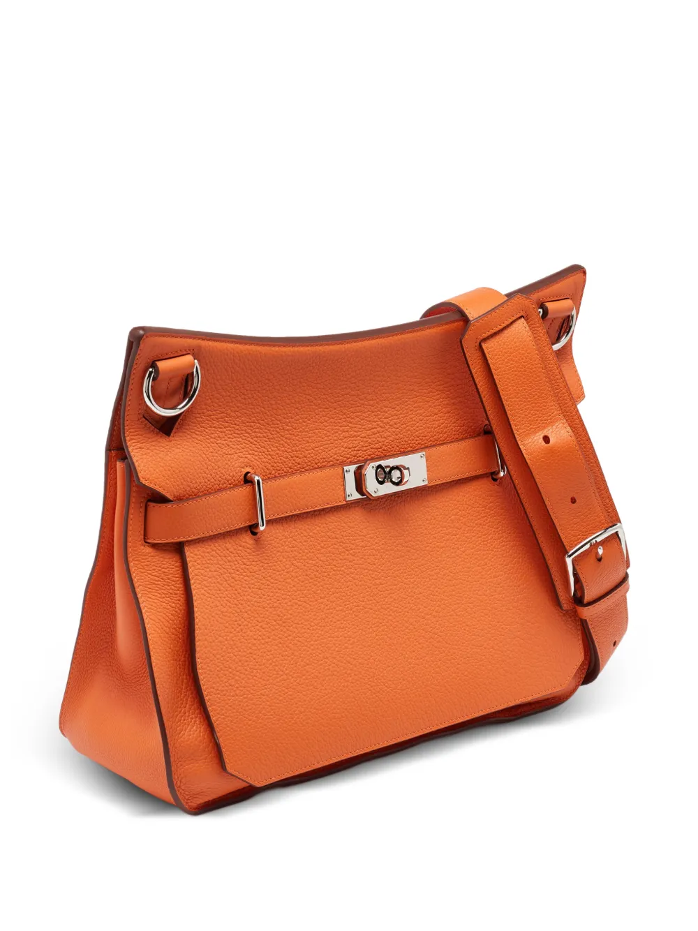 Hermès Pre-Owned 2009 Jypsiere leather cross body bag - Arancione