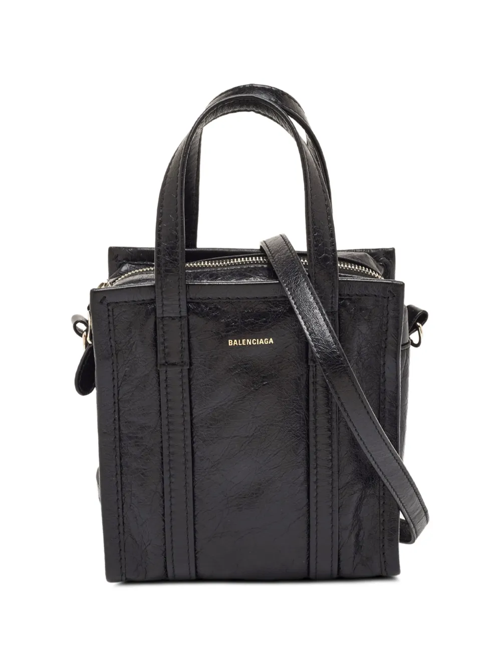 Balenciaga Pre-Owned 2006 XS Bazar leather tote bag - Nero
