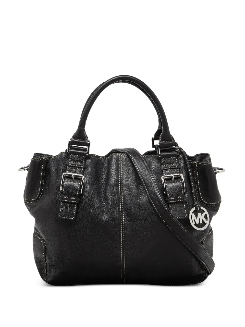 Michael Kors Vintage contrast-stitching tote bag - Schwarz