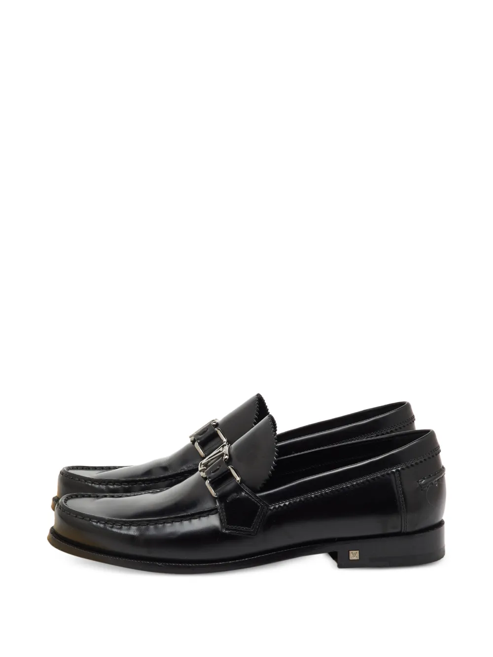 Louis Vuitton Pre-Owned Major logo loafers - Nero