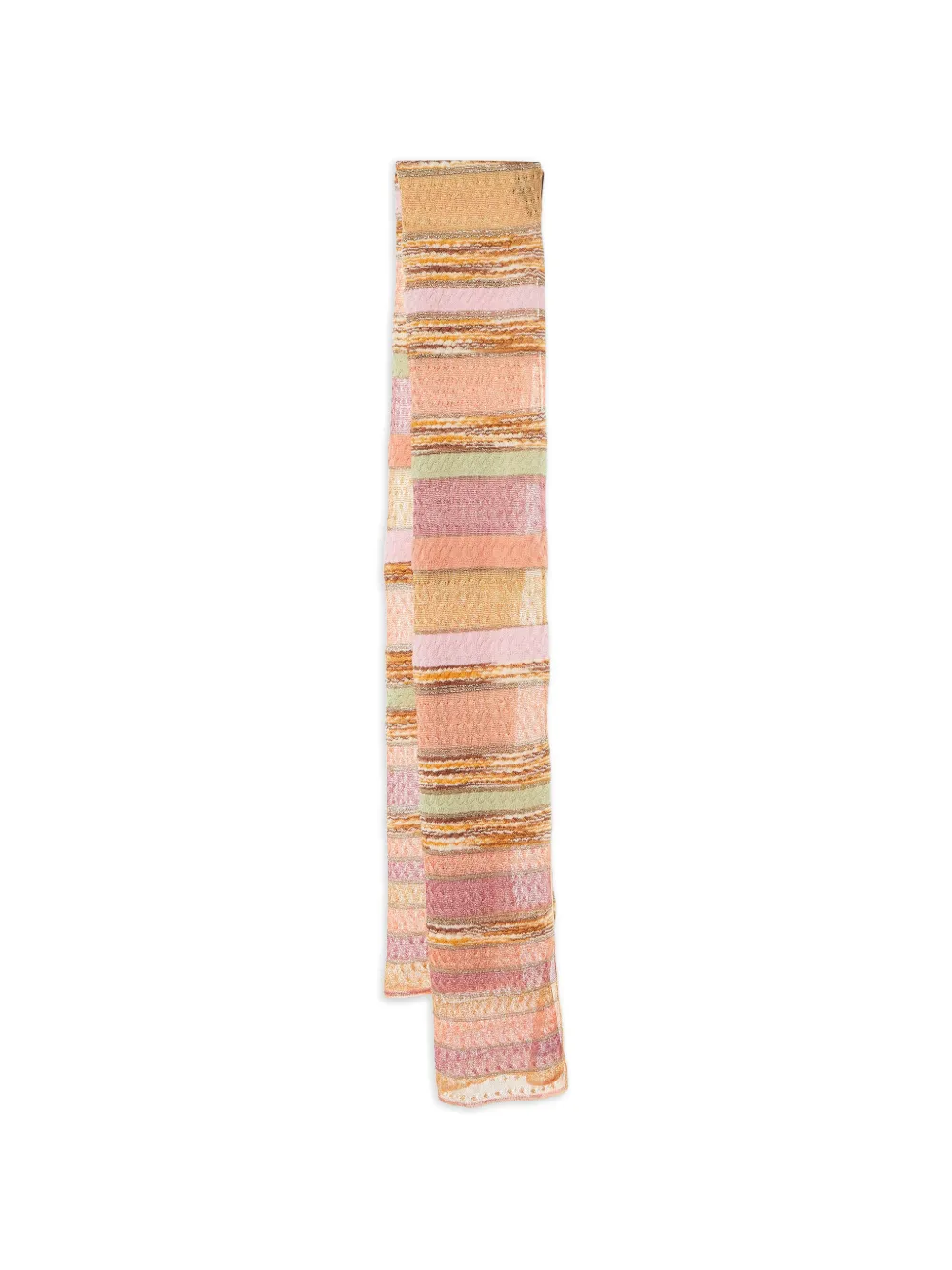 Missoni Pre-Owned striped scarf - Arancione