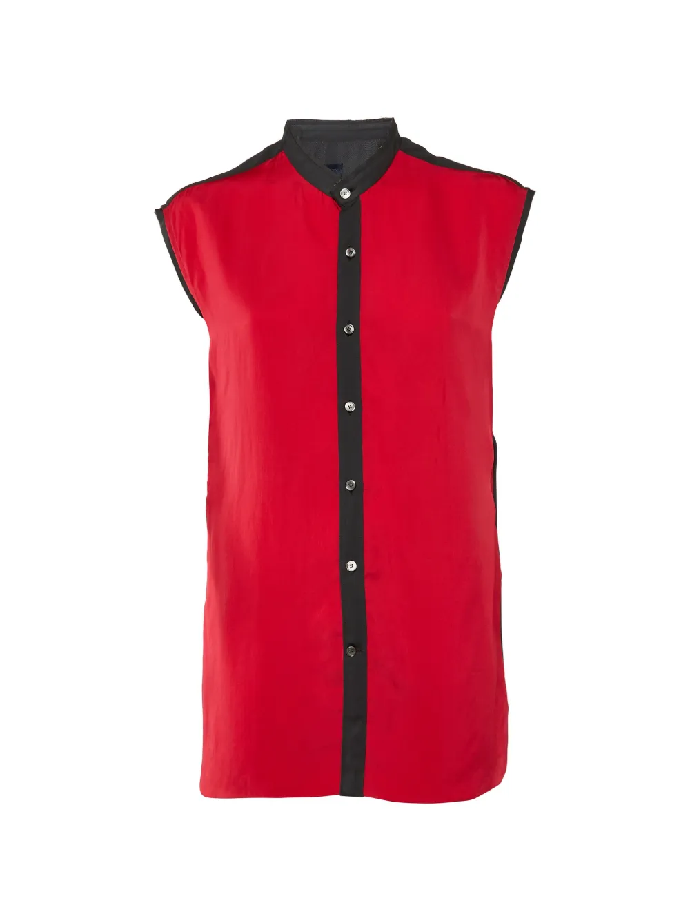 Lanvin Pre-Owned sleeveless button-front shirt - Rosa