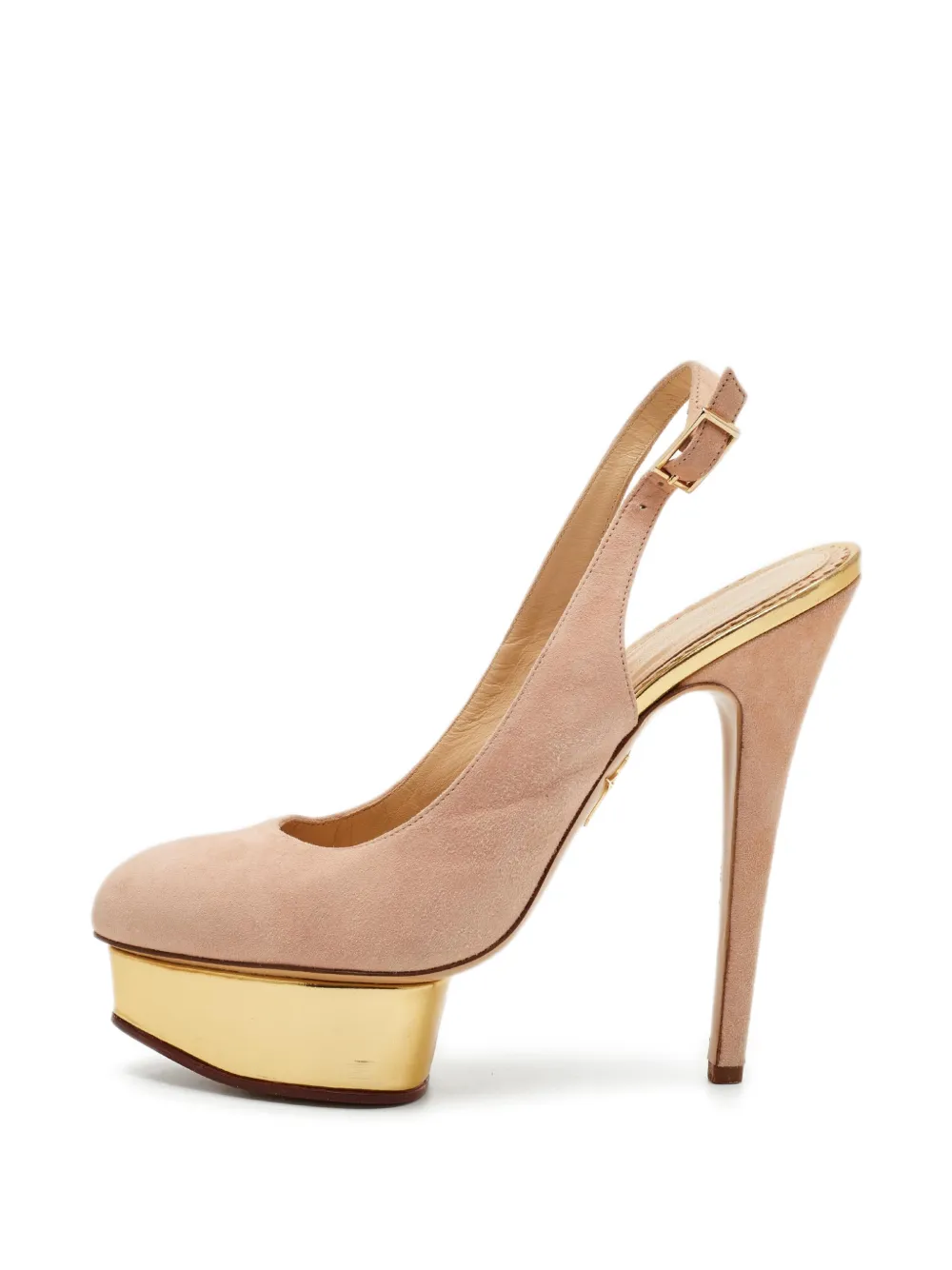 Charlotte Olympia Dolly platform pumps - Nude