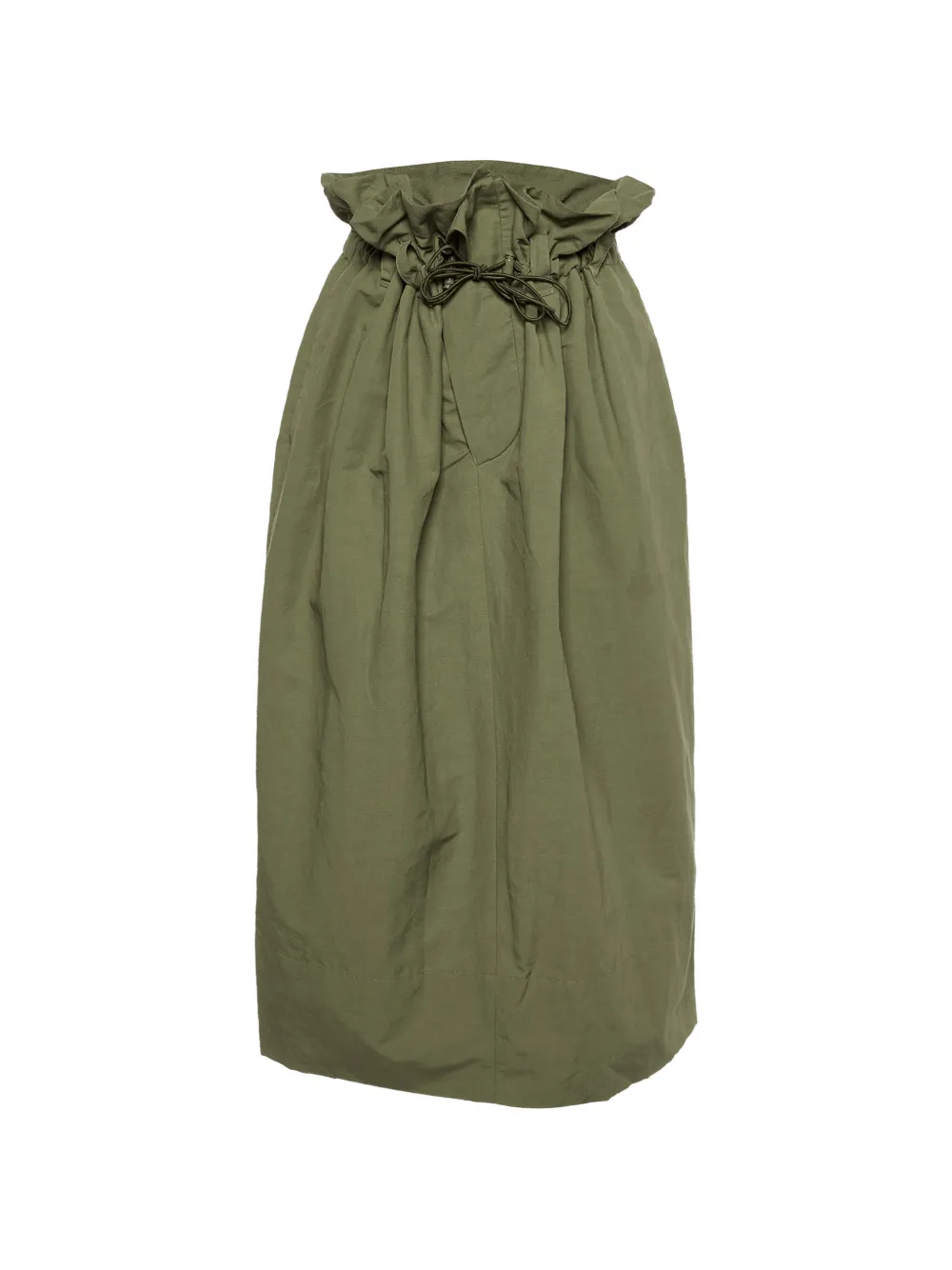Stella McCartney Pre-Owned paperbag belted midi skirt - Grün