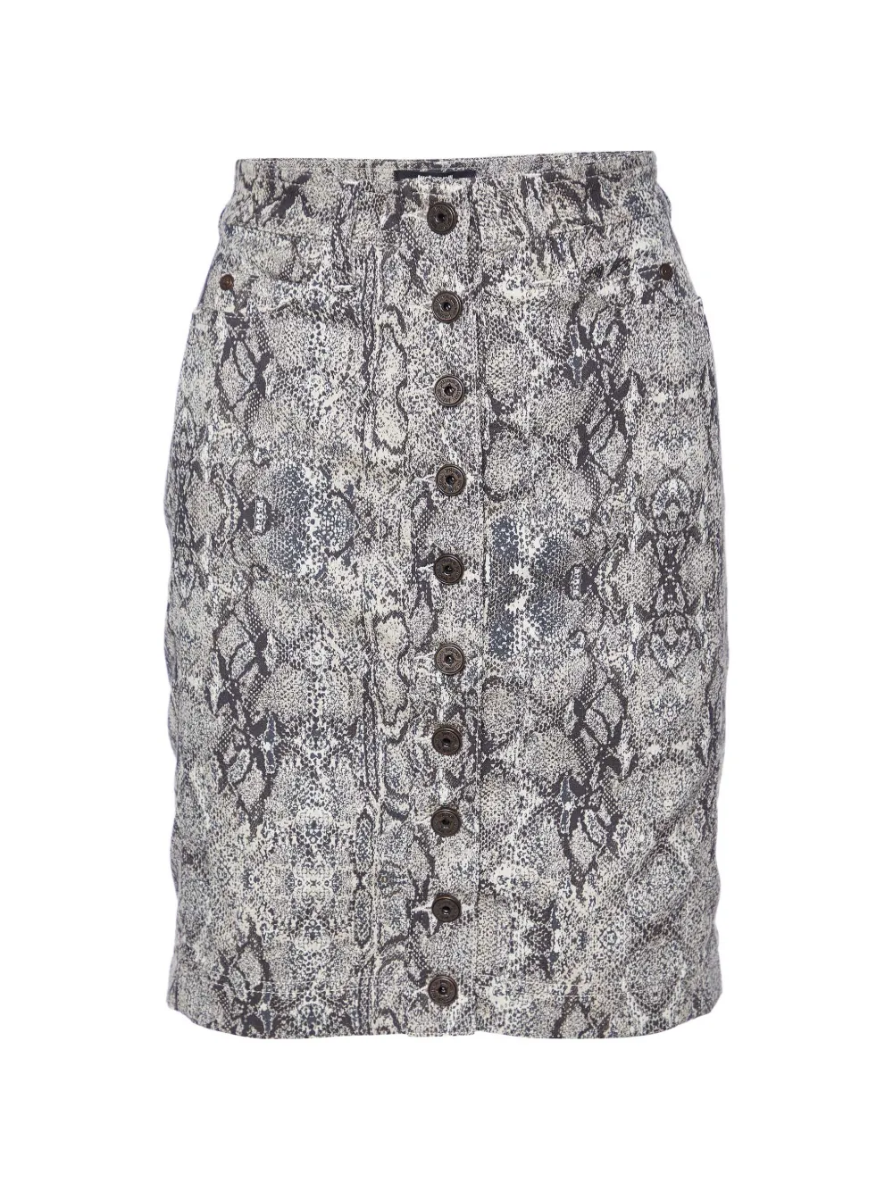 Just Cavalli Vintage animal-pattern midi skirt - Toni neutri