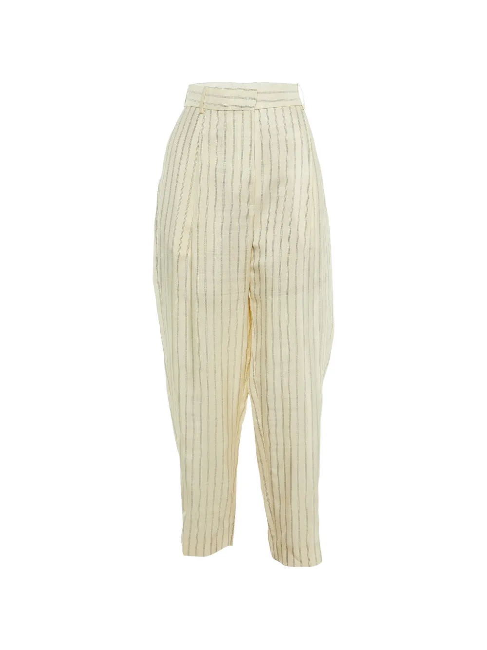 SANDRO striped tailored trousers - Toni neutri