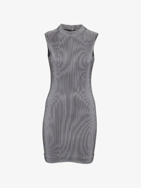 Neil Barrett vestido corto con motivo de rayas
