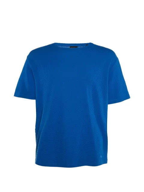Emporio Armani Pre-Owned textured cotton T-shirt