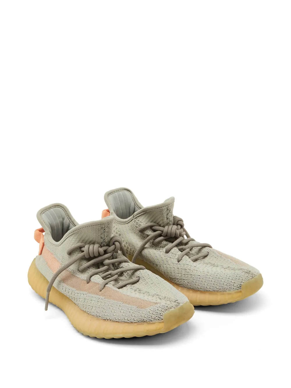 adidas Yeezy Boost 350 V2 True Form lace-up sneakers - Grigio