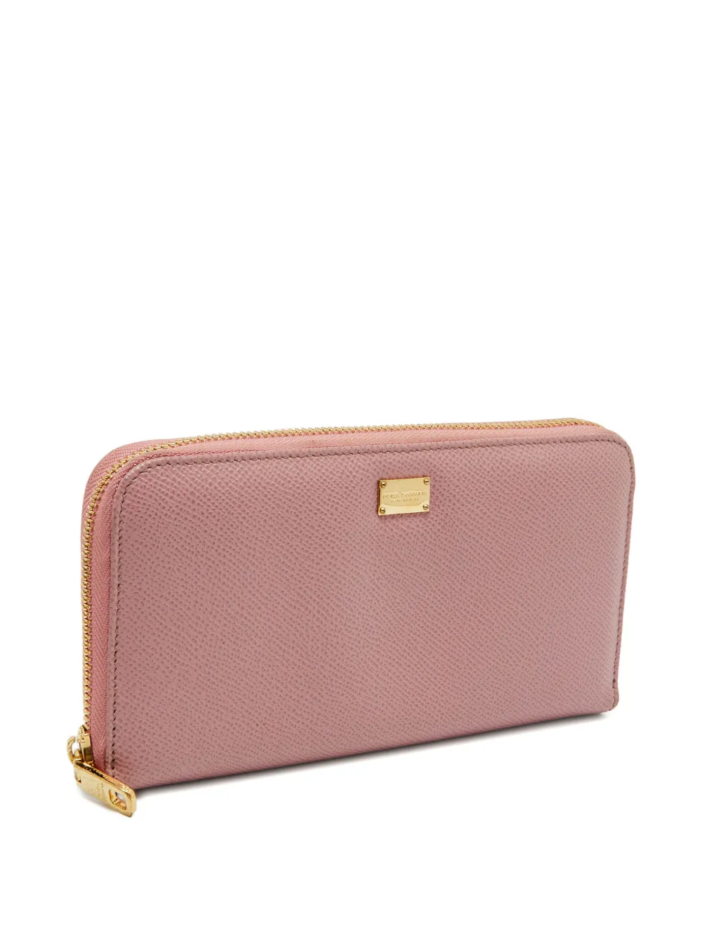 Dolce & Gabbana Pre-Owned zip-around leather wallet - Rosa