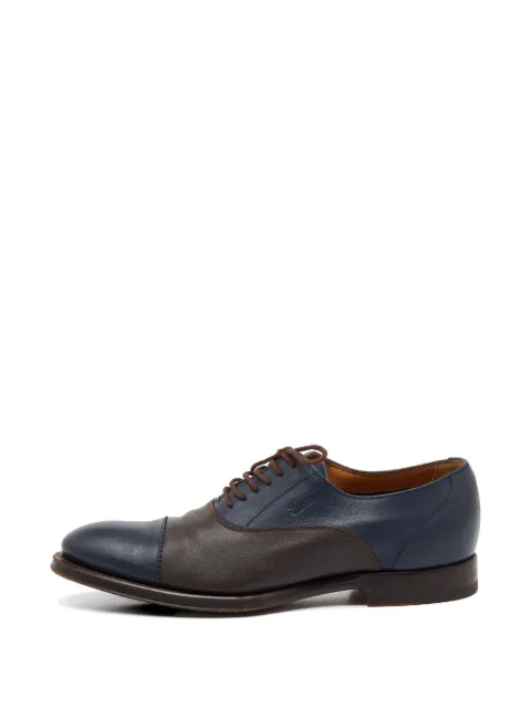 Gucci Pre-Owned panelled lace-up oxford shoes
