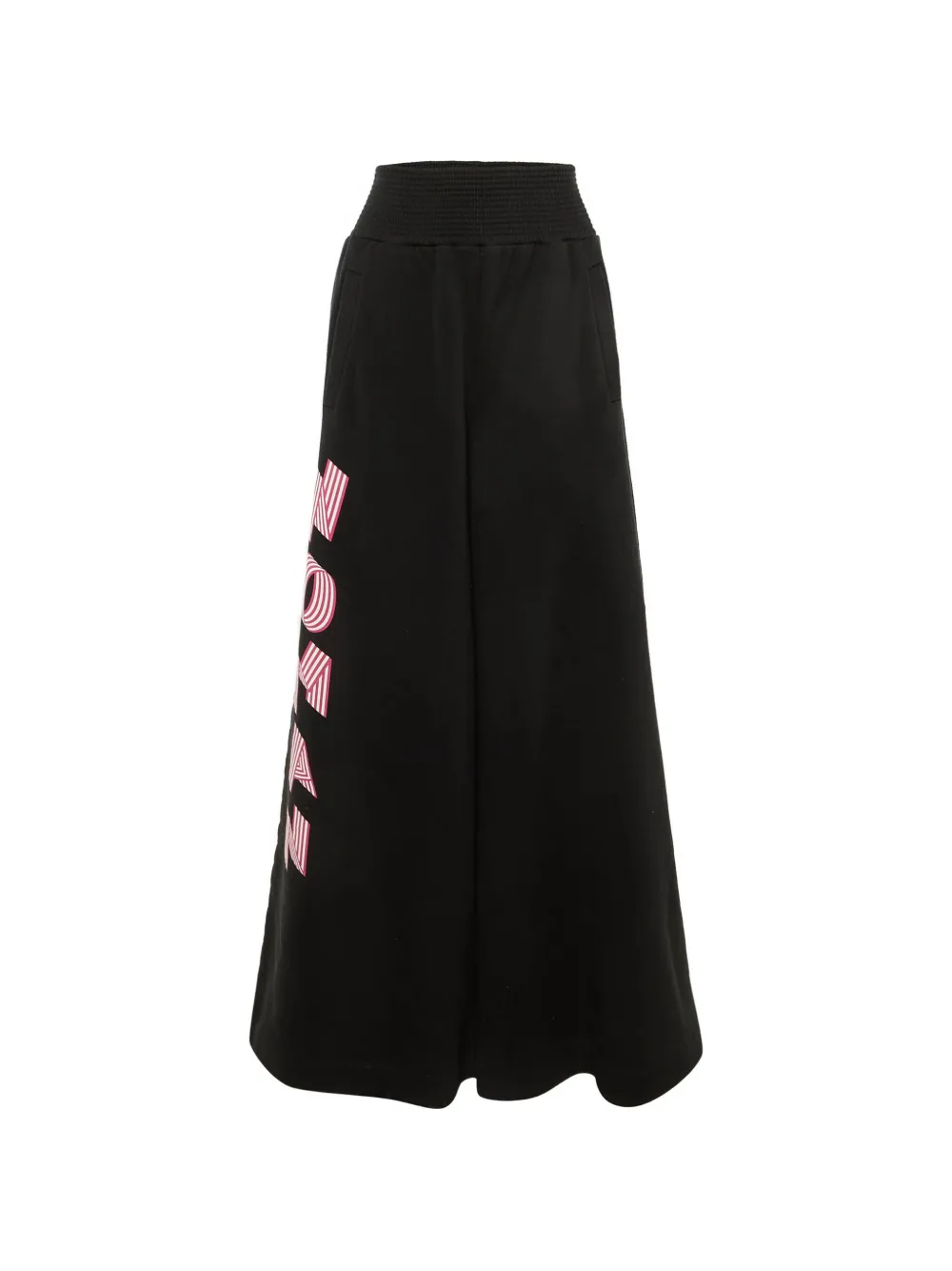 Off-White Pre-Owned Pantaloni ampi con stampa grafica - Nero